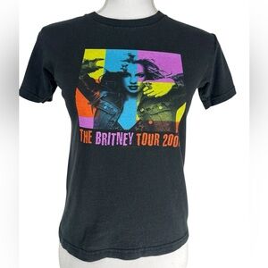 BRITNEY SPEARS / 2001 Tour Merchandise T-Shirt / Youth Medium